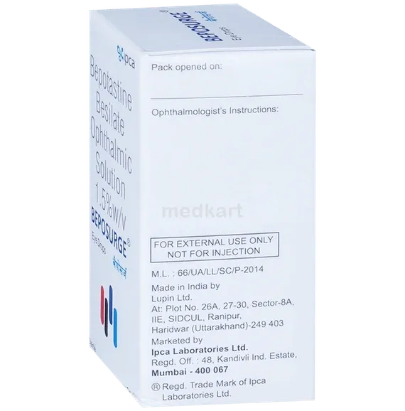 beposurge eye drops 5 ml